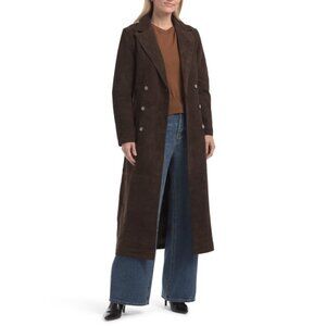 AVEC LES FILLES Burgundy Walker Coat